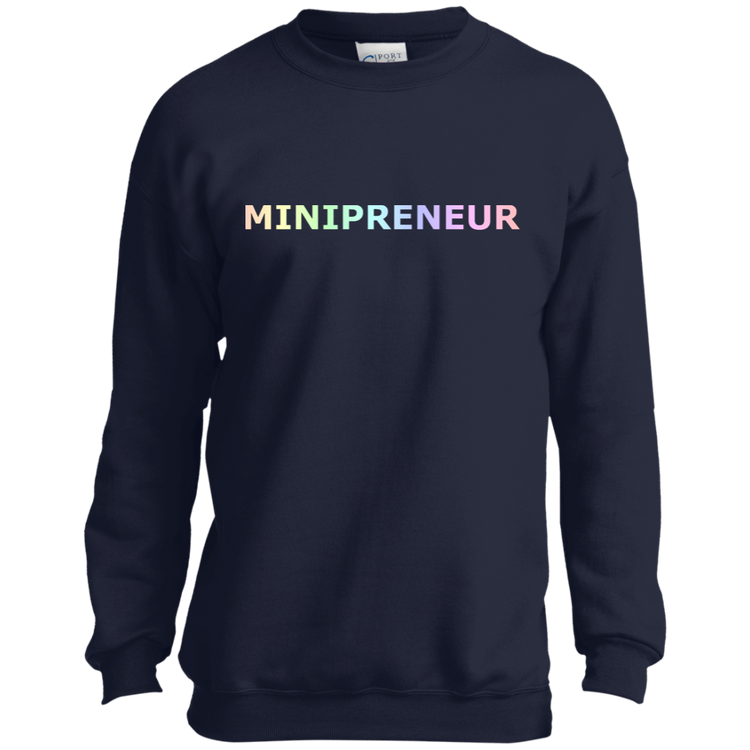 Minipreneur Youth Crewneck Sweatshirt