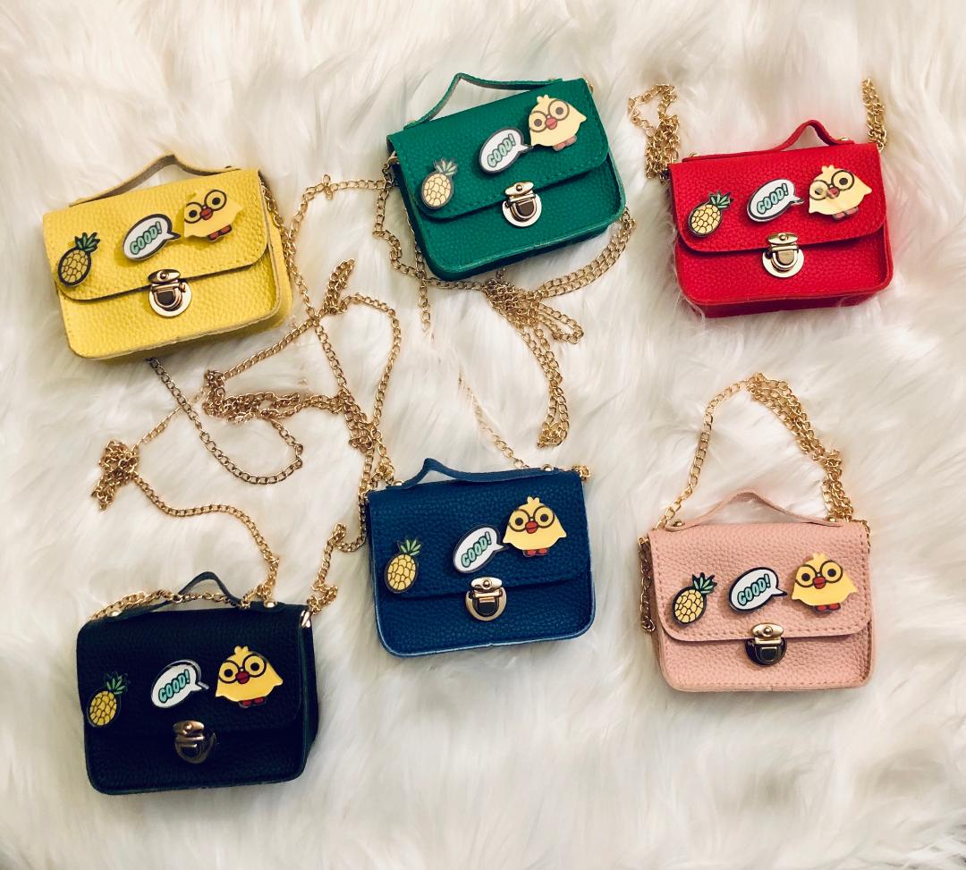 Cute Girls PU Leather Mini Bags – Words On The T!